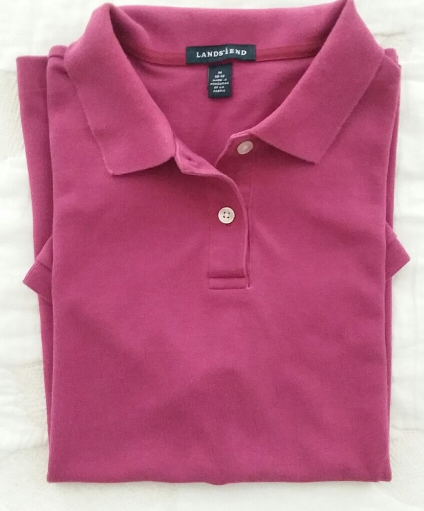Lands' End Women's Polo Shirt M